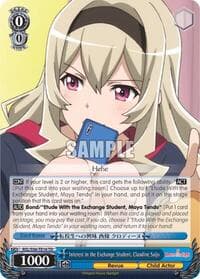 Interest in the Exchange Student, Claudine Saijo