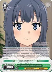 Self-Introduction, Shoko Makinohara