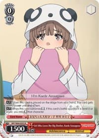 Girl Who Loves Her Big Brother, Kaede Azusagawa