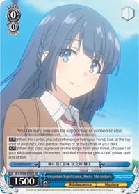 Unspoken Significance, Shoko Makinohara (SR)
