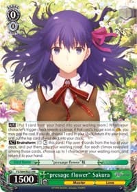 "presage flower" Sakura