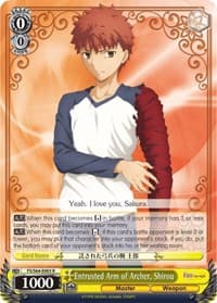 Entrusted Arm of Archer, Shirou