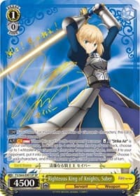 Righteous King of Knights, Saber (SP)