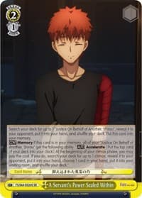 A Servant's Power Sealed Within (SR)