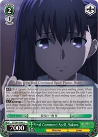 Final Command Spell, Sakura