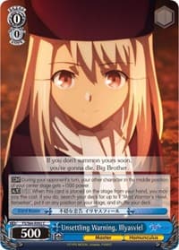 Unsettling Warning, Illyasviel