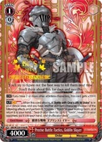 Precise Battle Tactics, Goblin Slayer