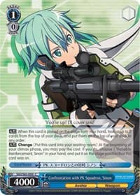 Confrontation with PK Squadron, Sinon