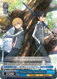 "Primary Trainee" Eugeo & Kirito (SR)