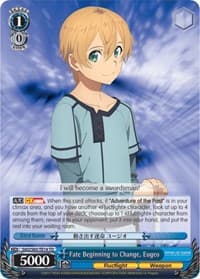 Fate Beginning to Change, Eugeo