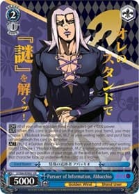 Pursuer of Information, Abbacchio (JJR) (Gold Stamp)
