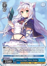Inherited Magic Talent, Sistine