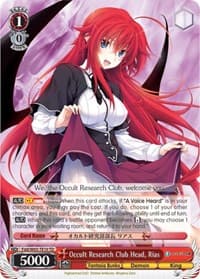 Occult Research Club Head, Rias