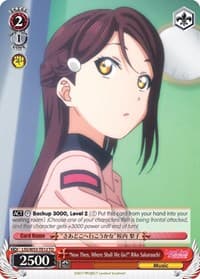 "Now Then, Where Shall We Go?" Riko Sakurauchi