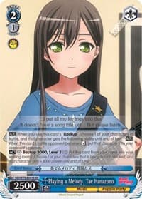 Playing a Melody, Tae Hanazono (SR)