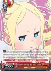 Beatrice Trying Her Best Alone