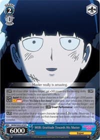 MOB: Gratitude Towards His Master