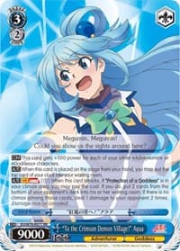 "To the Crimson Demon Village!" Aqua