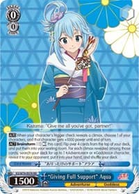"Giving Full Support" Aqua
