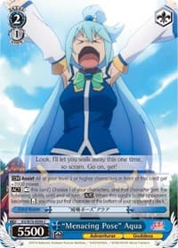 "Menacing Pose" Aqua