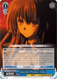 Important Promise, Tohka