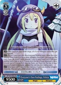 Everyone's Own Feelings, Felicia (SR)