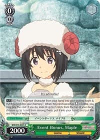 Event Bonus, Maple