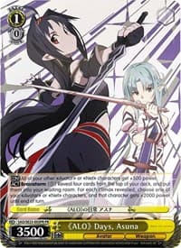 "ALO" Days, Asuna (Alternate Art Promo)