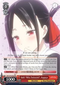 Skill "Miss Innocent", Kaguya (Miss Innocent: Feigning Ignorance)