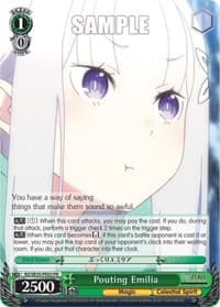 Pouting Emilia
