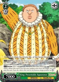 King: Presentable Appearance