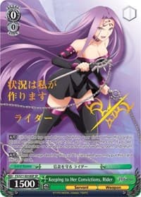 Keeping to Her Convictions, Rider (SP)