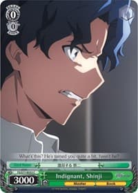 Indignant, Shinji