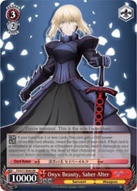 Onyx Beauty, Saber Alter