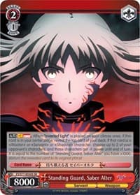 Standing Guard, Saber Alter (SR)