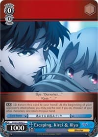Escaping, Kirei & Illya