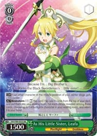 As His Little Sister, Leafa