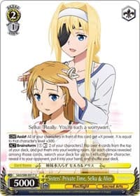 Sisters' Private Time, Selka & Alice
