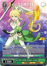 As His Little Sister, Leafa (SP) (Serial Numbered)