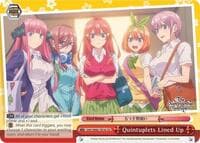 Quintuplets Lined Up (Red)