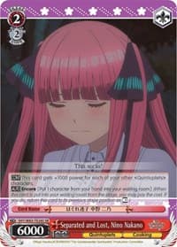 Separated and Lost, Nino Nakano (SR)