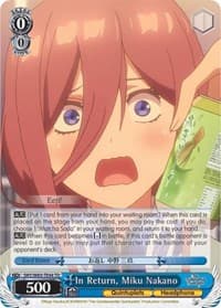In Return, Miku Nakano
