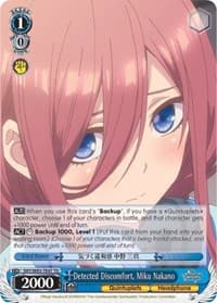 Detected Discomfort, Miku Nakano