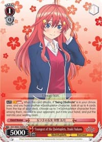 Youngest of the Quintuplets, Itsuki Nakano (SR)