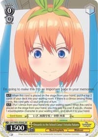 Onwards to the School Camp! Yotsuba Nakano (SR)