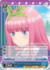 Operation Doppelganger, Nino Nakano