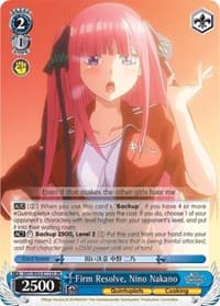 Firm Resolve, Nino Nakano (SR)