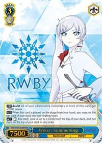 Weiss: Summoning (RBR)