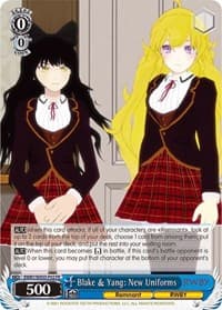 Blake & Yang: New Uniforms