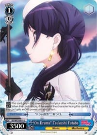 "On Drums" Tsukushi Futaba (Parallel Foil)